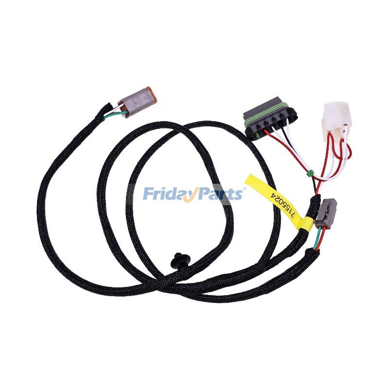 Arnés de cableado del motor del limpiaparabrisas 7155024 para cargadoras Bobcat S450 S510 S530 S550 S570 S590 T450 de FridayParts