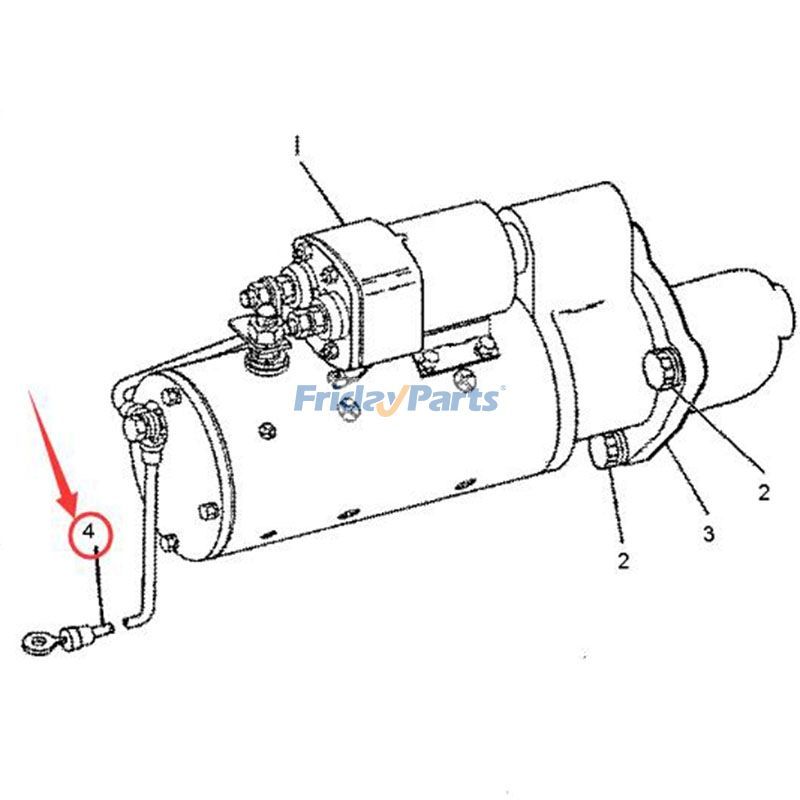 Wire 9F4337 for Caterpillar CAT 215 225 229 235 245 330 330B 375 5080 3208 3304 3306 3406 3408 3412 3456