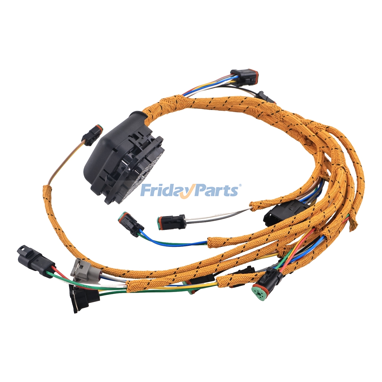 Chicote de fios 198-2713 para motor Caterpillar CAT C7 C9, escavadeira 324D, 325D, 328D, 329D, carregadeira M325D, modelos 966D, 966E, 966F, 950H e 962H. FridayParts
