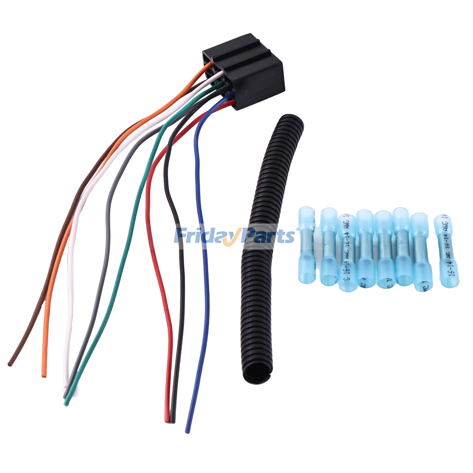 Kit de reparación de mazo de cables M117518 para motores John Deere 3029, 4045, 6068, cortacésped Z225, Z235, Z245, Z255, Z425, Z435, Z445, Z465, Z515E, tractores 3025E, 3038E, 3039R, 4044M, 4044R, 4052M, 4052R y 5065E.