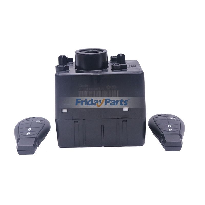 FridayParts Drahtloses Zündschaltermodul mit Schlüsseln 68210150AA Ram Chrysler Jeep 2008-2011