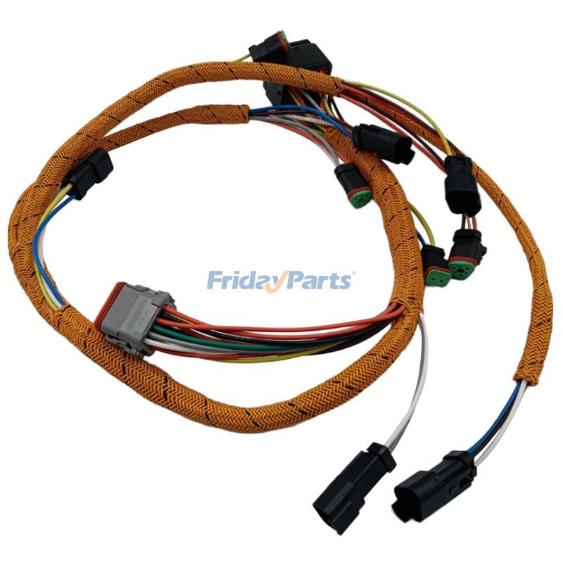 Arnés de cableado 117-2763 para excavadora Caterpillar CAT C-10 C-12 3176 3176B 3176C 3196 Motor 345B 345BL de FridayParts