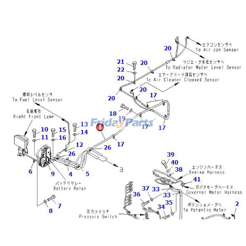 Arnés de cableado 207-06-71110 207-06-7114 para excavadora Komatsu PC360-7 PC300-7 PC350LC-7 PC350-7 PC300LL-7L Para KOMATSU