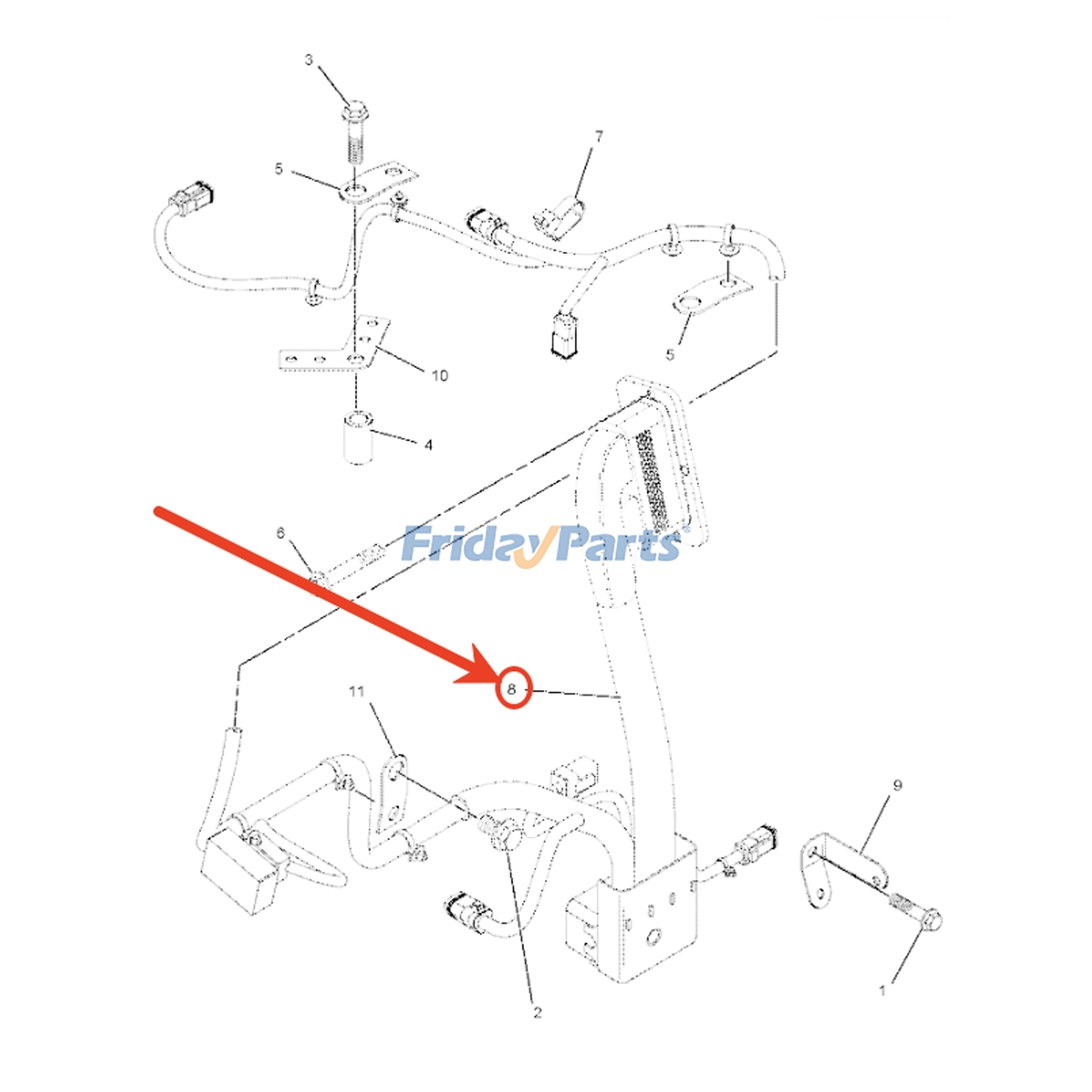 Wiring Harness for Compactor,Engine