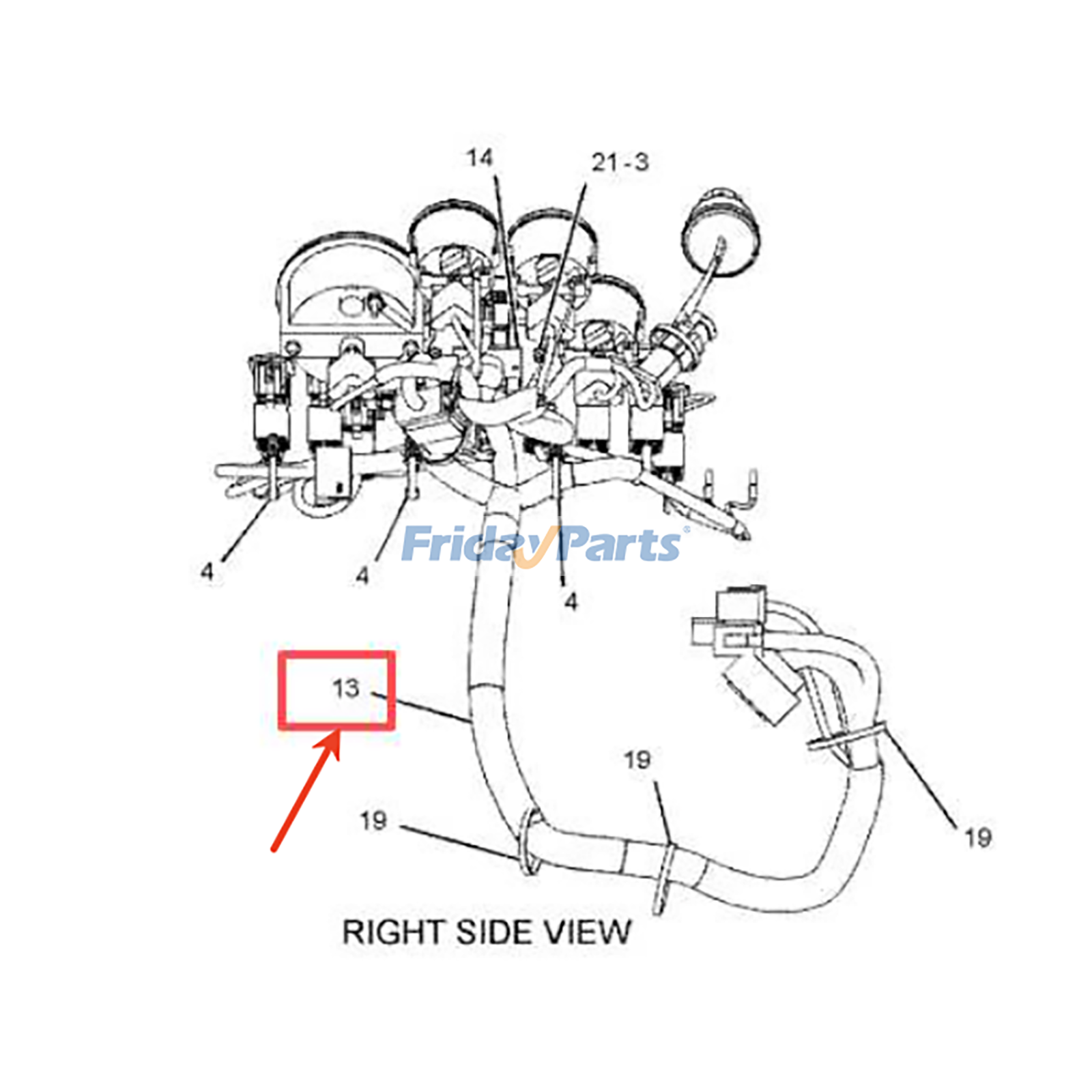 Wiring Harness for Engine,Loader