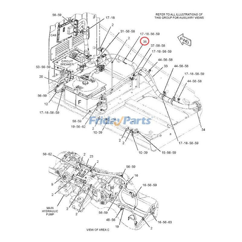 Arnés de cableado 306-8610 para excavadora Caterpillar CAT Engine C6.4 320D 323D L Para CAT