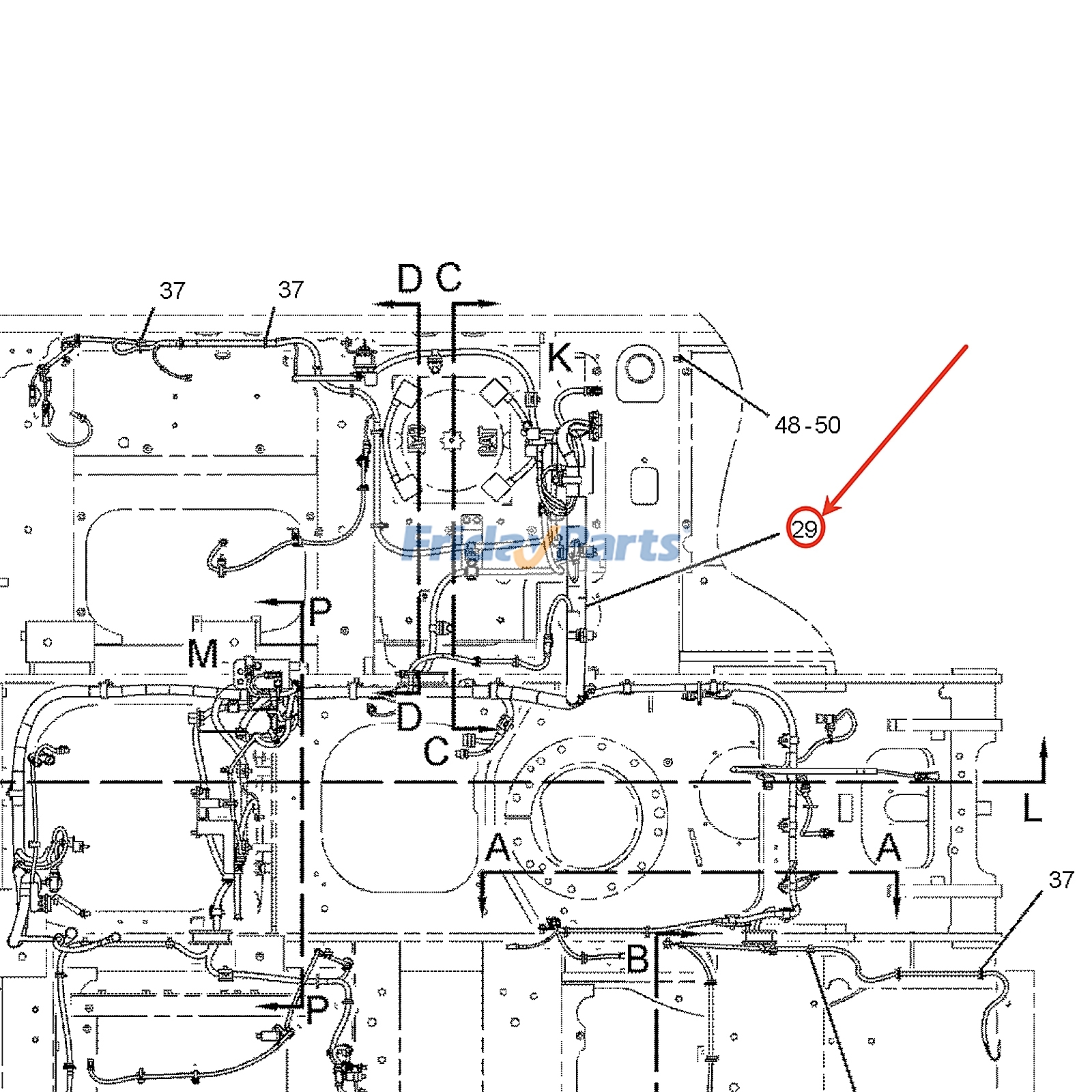 Wiring Harness for Engine,Excavator