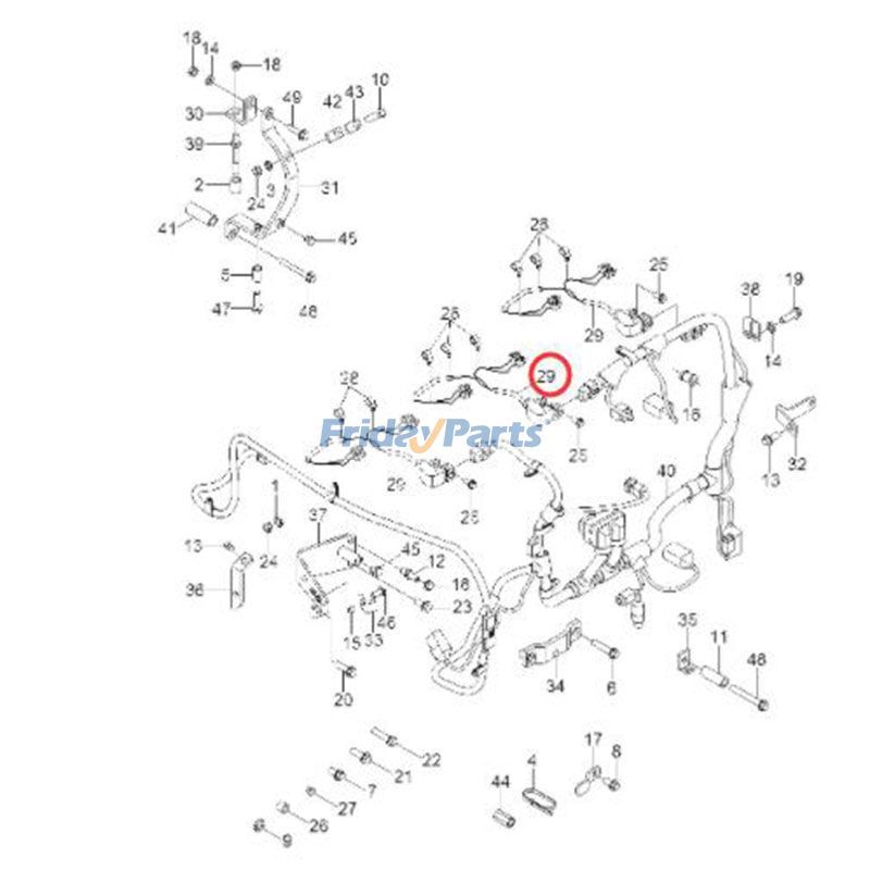  Wiring Harness Wheel For HYUNDAI