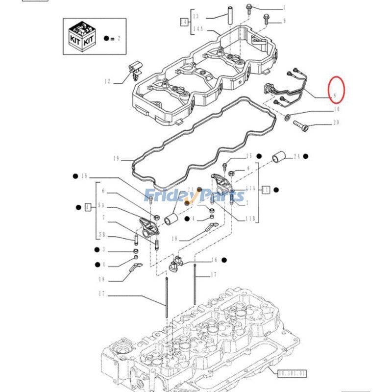 Arnés de cableado 4896052 para tractor CASE MAXXUM 110 115 120 125 130 140 MXU110 MXU125 MXU135 para Tractor Para CASE FridayParts