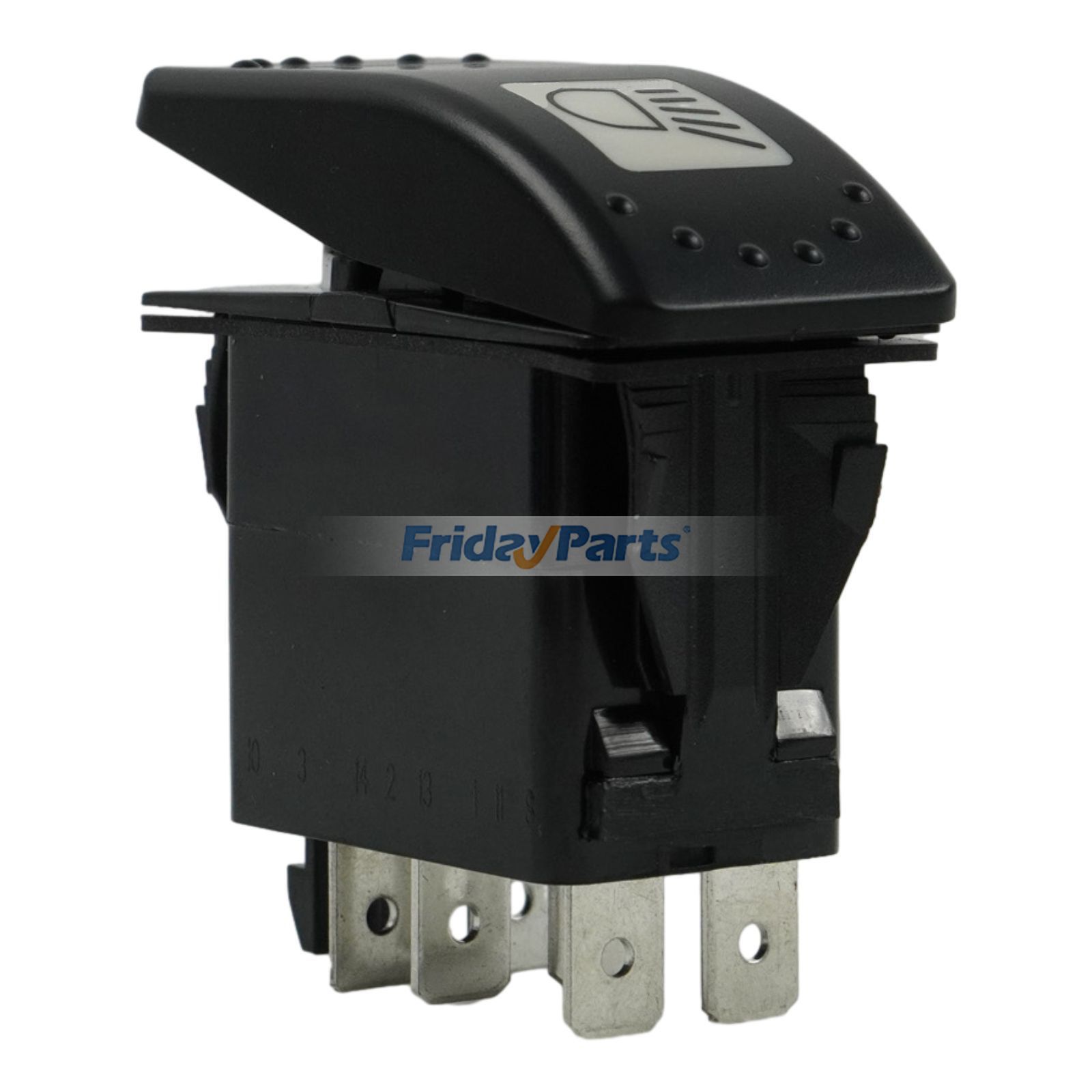 Interruptor basculante de luz de trabajo 142-9328 para cargadoras Caterpillar CAT Engine 3024C, 3034, 3044C, C2.2 y C3.4 (216, 226, 228, 232, 236, 242, 246 y 247) de FridayParts