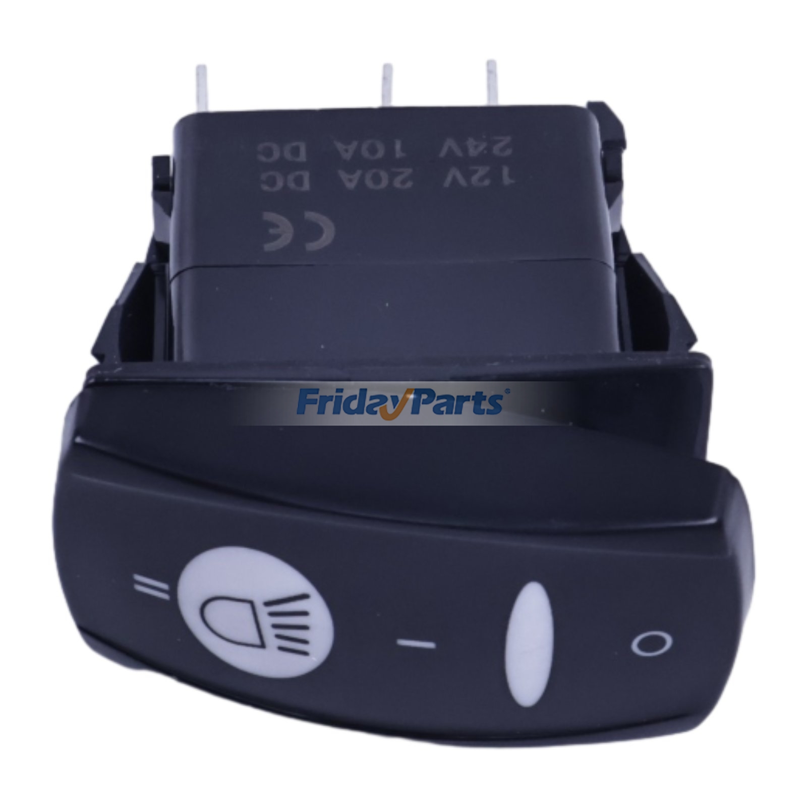 Interruptor de luz de trabajo 300-4996 para cargadoras Caterpillar CAT Engine C4.4 3054C 414E 416E 420F 430E 4 450E de FridayParts