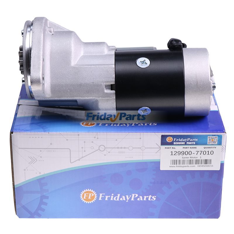 9T 12V Anlasser 129900-77010 für Yanmar-Motor 4TNV84 4TNV88 4TNE94