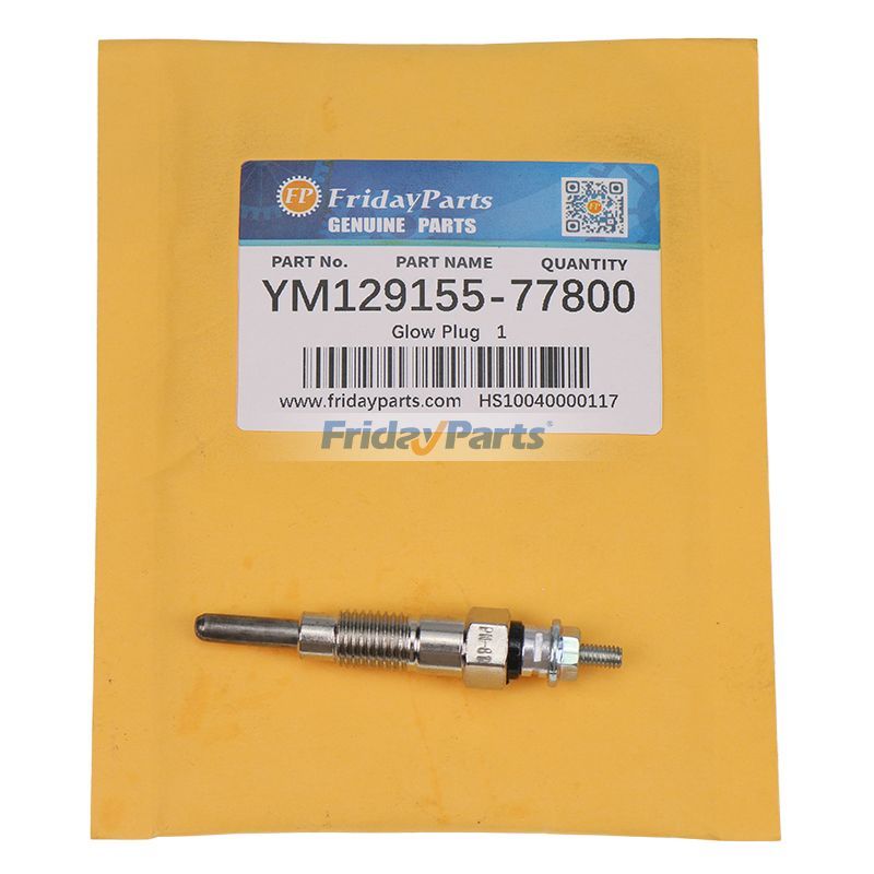 4Pcs Glow Plug YM129155-77800 for Komatsu 4D98E 4D94E 4D92E