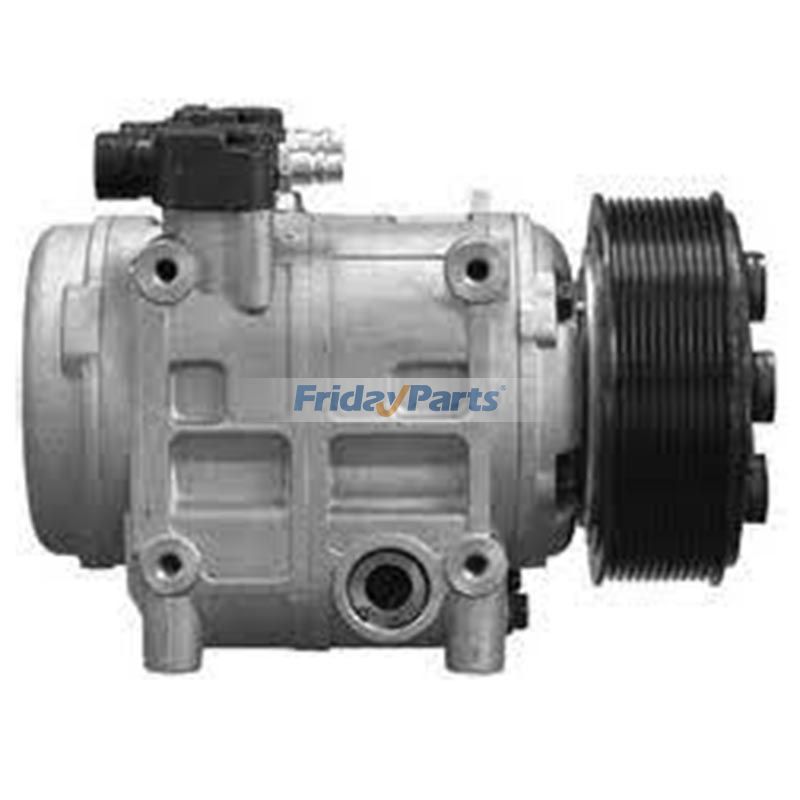 DKS15CH A/C Compressor 42W-07-11280 for Komatsu Wheel Loader WA115-3 WA70-6 WA65-6 WA100M-6 WA90-6 WA80-6 WA80M-7 WA70-7 WA100M-7