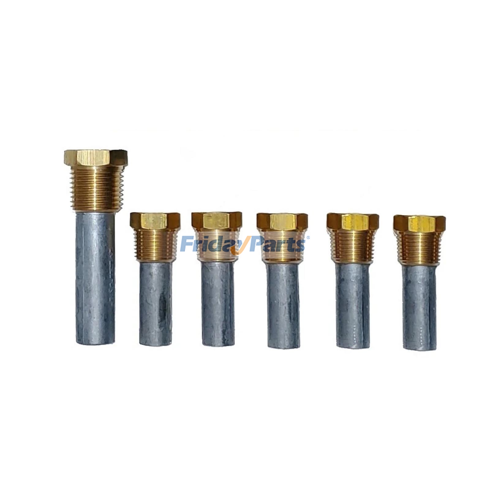 Kit d'anode en zinc 119574-44150 119773-92600 pour moteur Yanmar avec transmission ZF 4LHA 6LP 6LPA 6LYA 8LV350Z 8LV370 6LY2