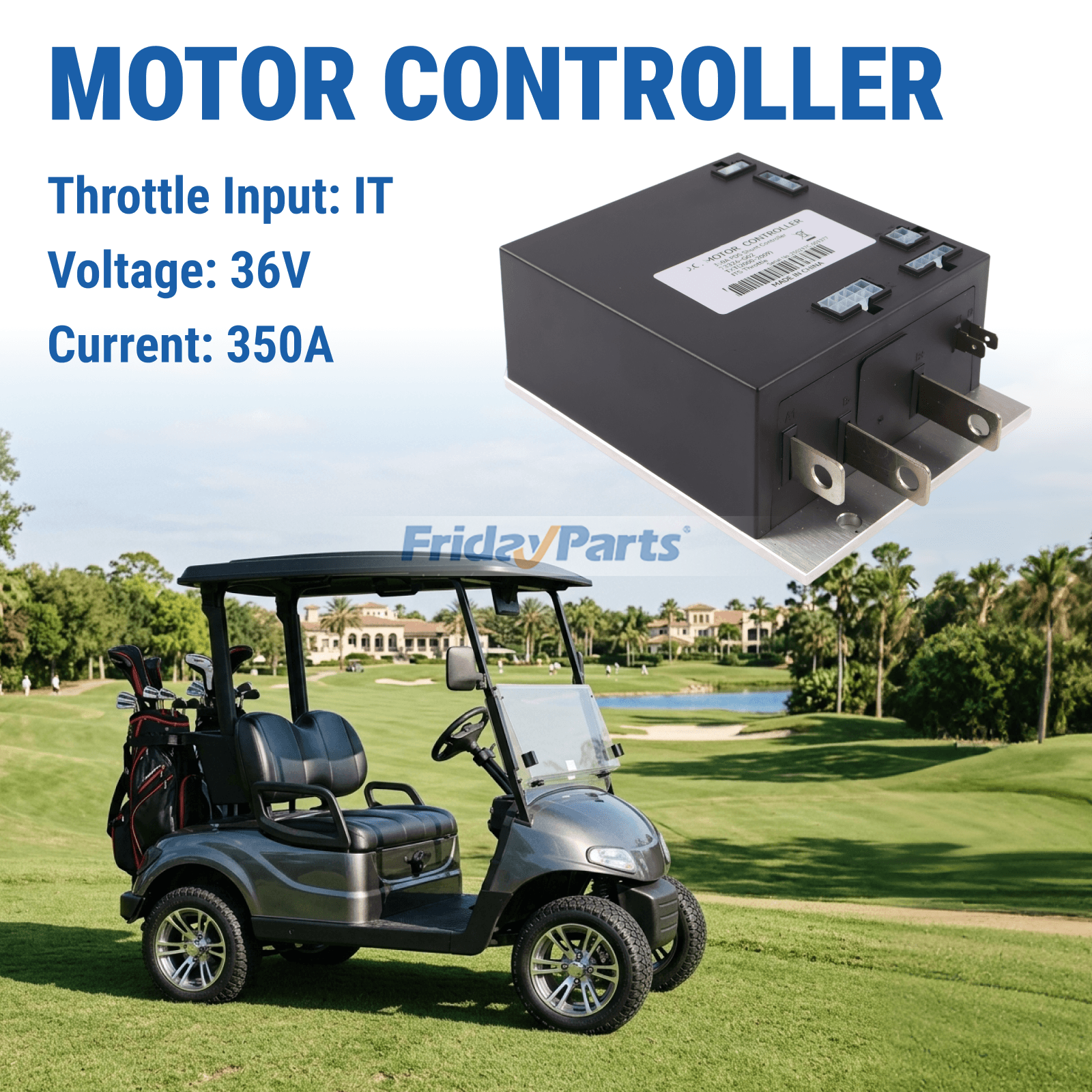 36V 350A Motor Controller for EZGOs 2000-Up for Golf Cart