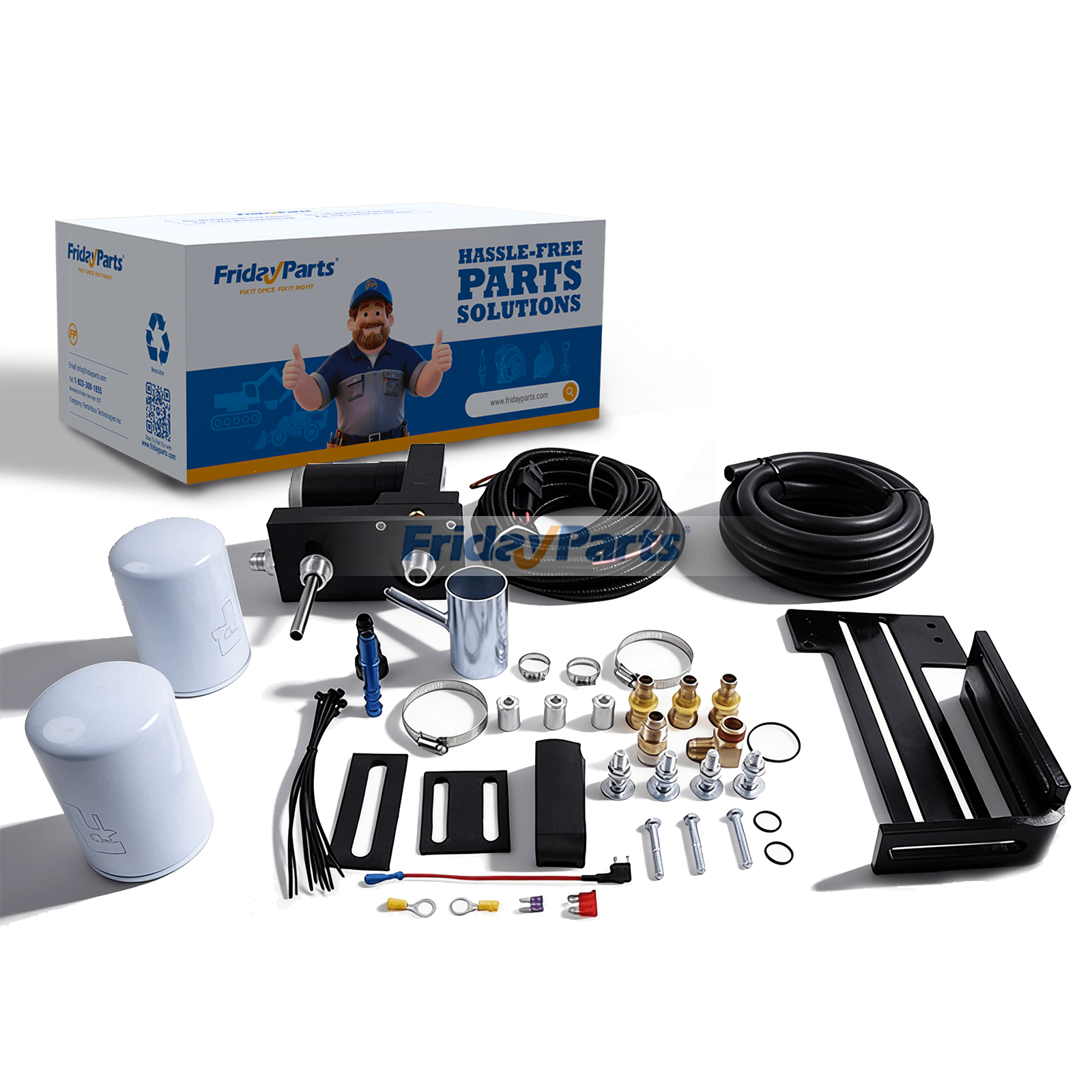 Sistema de bomba elevadora de combustible diésel de 165 GPH TSC10165G para Chevy Silverado GMC Sierra 2500 3500 6.6L V8 2001-2010