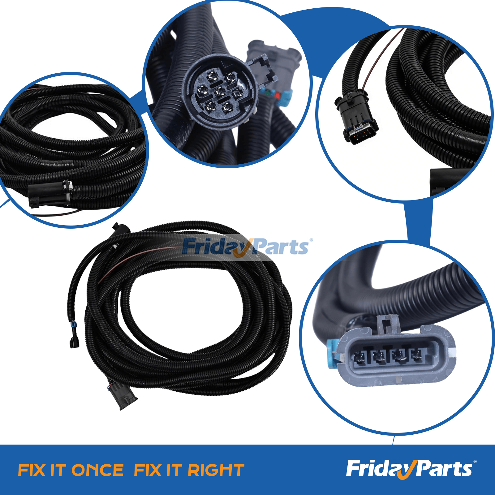 Main Wire Harness 3006724 for Buyers SaltDogg Spreader SHPE0750 SHPE1000 SHPE1500 SHPE2000 SHPE4000