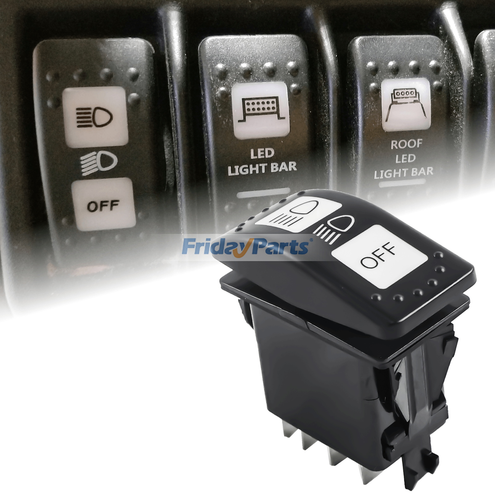 Interruttore fari a 8 pin 20A 12V per UTV Defender MAX HD8 HD10 per Sport UTV/ATV
