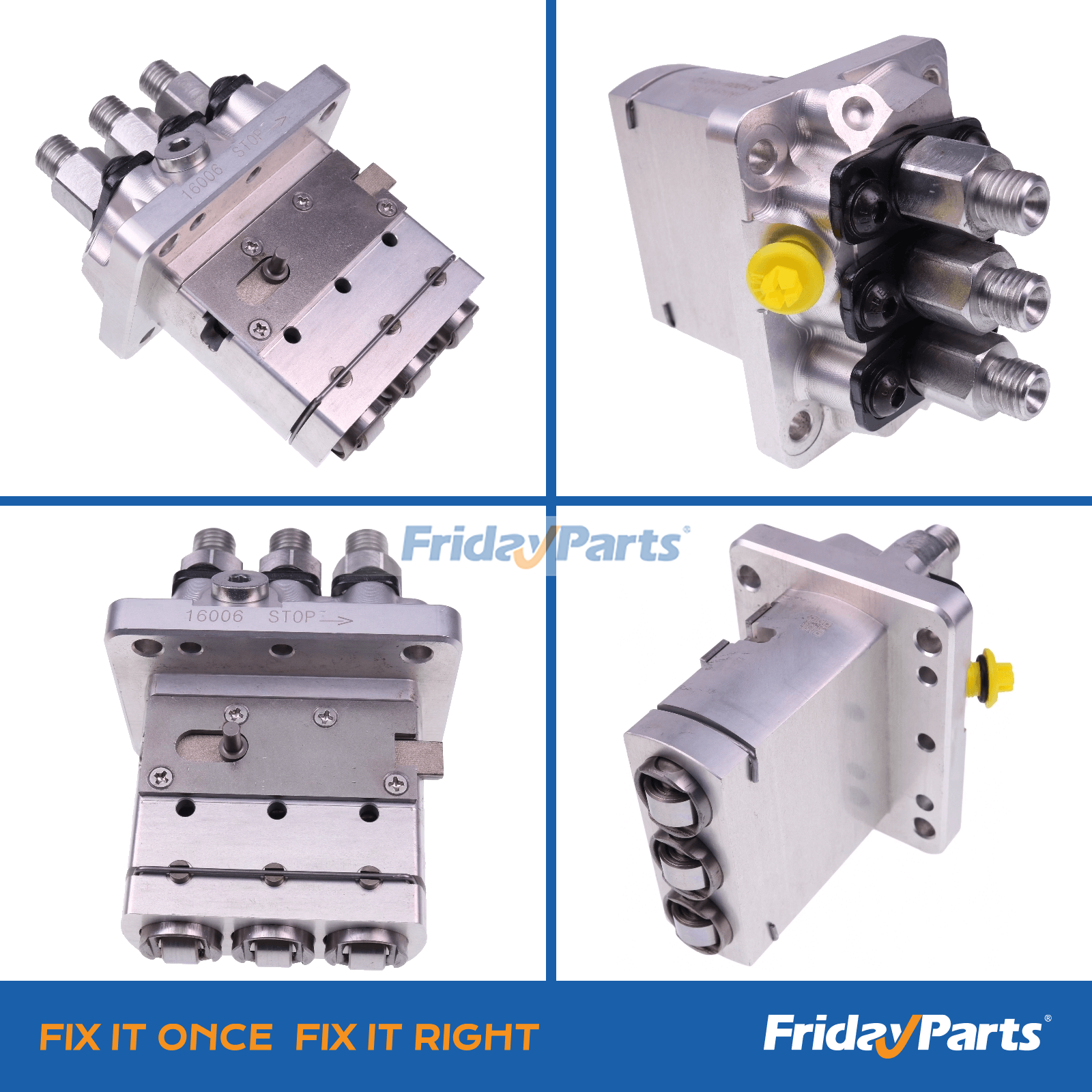 Compre Bomba de injeção de combustível 16006-53071 para motor Kubota D902 D722 D782 na FridayParts