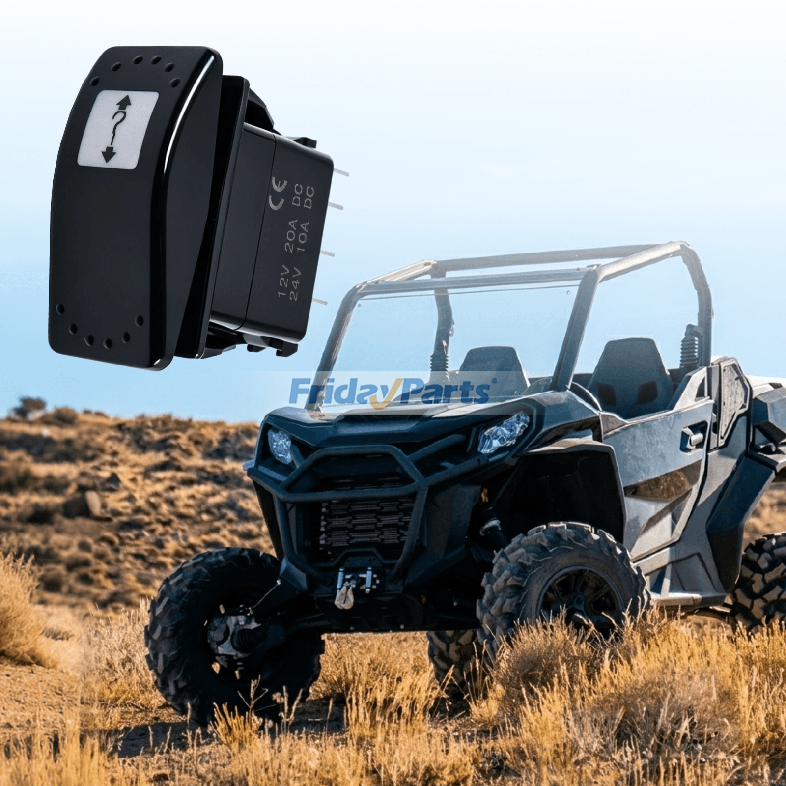 Sport UTV/ATV Winch Switch for Can-Am UTV 800 HD7 HD8 HD9 HD10 Maverick Sport 1000R Turbo