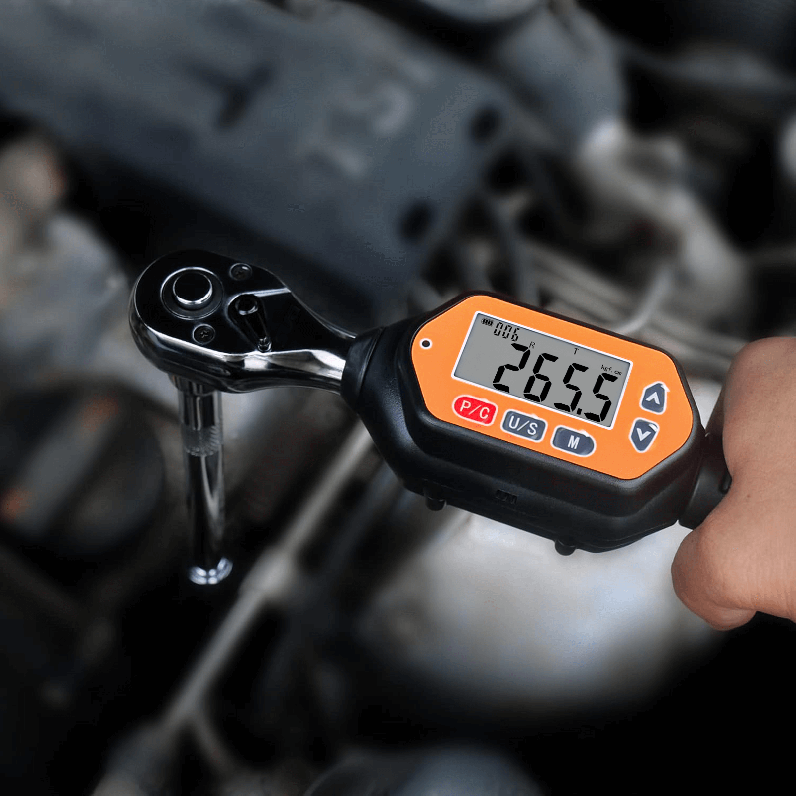 Mini clé dynamométrique numérique 1/4" AWM-30 avec buzzer LED et écran LCD 0,66-22,12 pi-lb (0,9-30 Nm) pour réparation automobile et entretien motopourPour AUTRE MARQUE