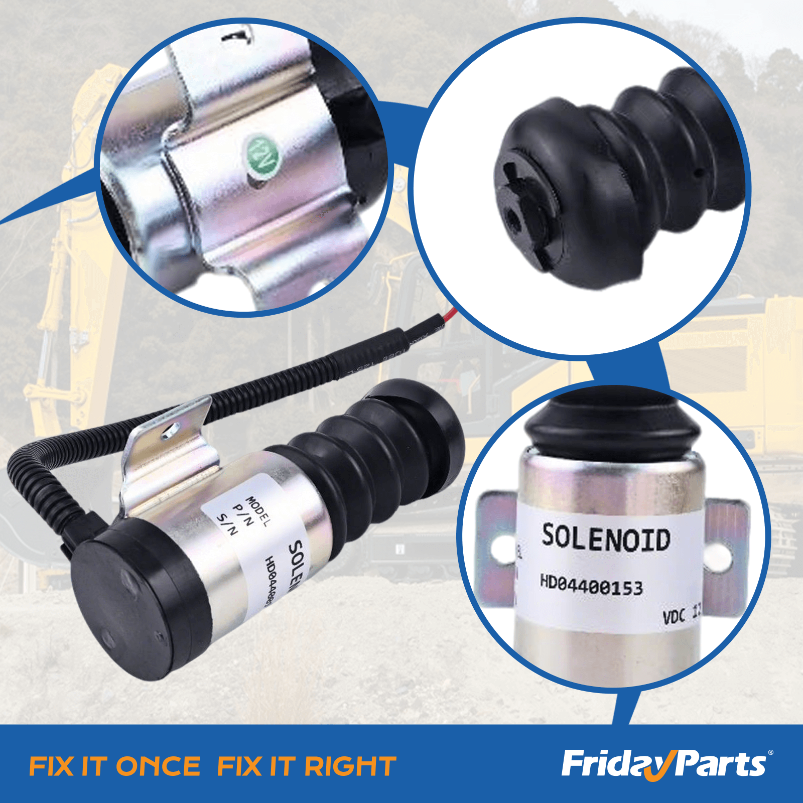 12V Stop Solenoid For Deutz in Stock in China,USA,China Stock