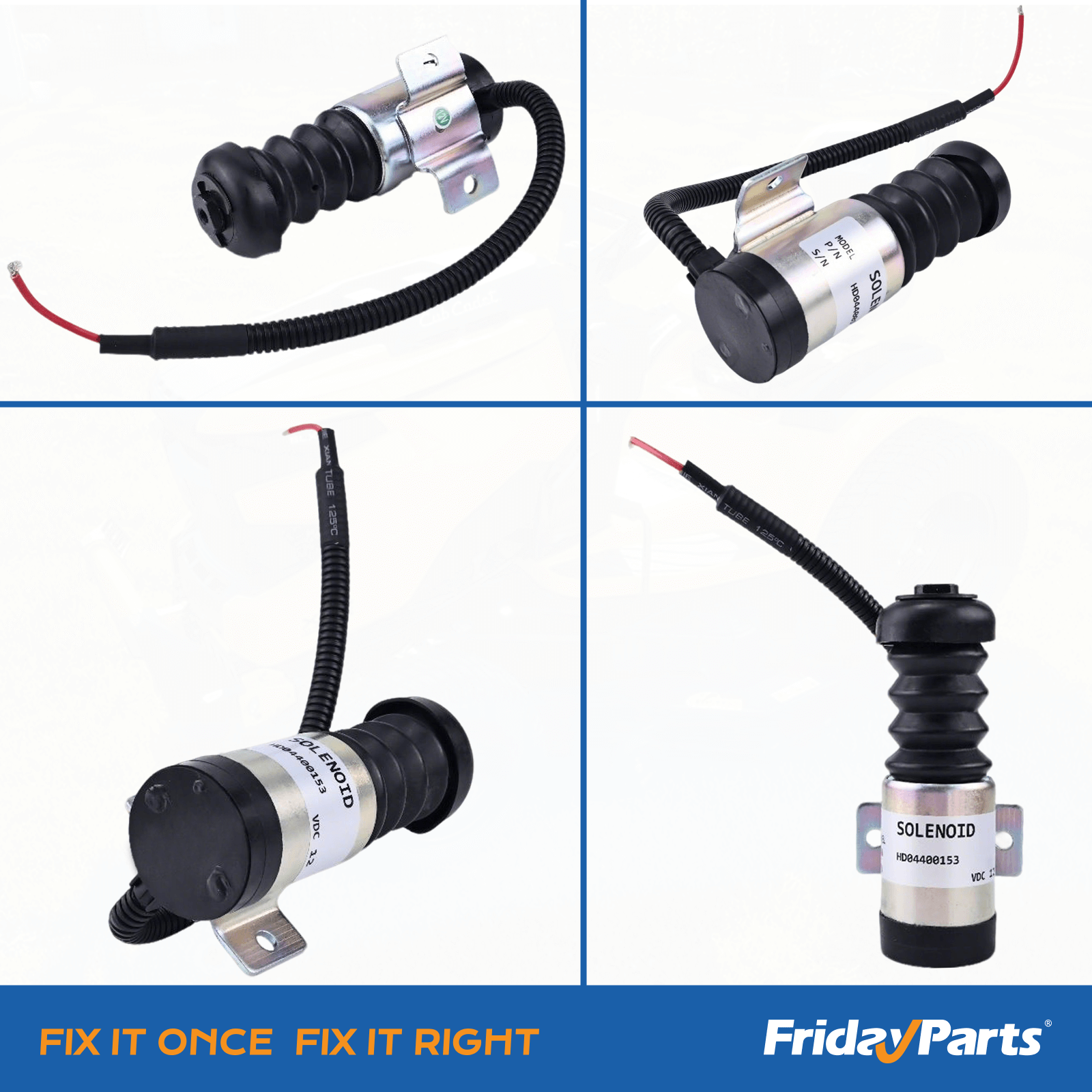 12V Stop Solenoid For Deutz 