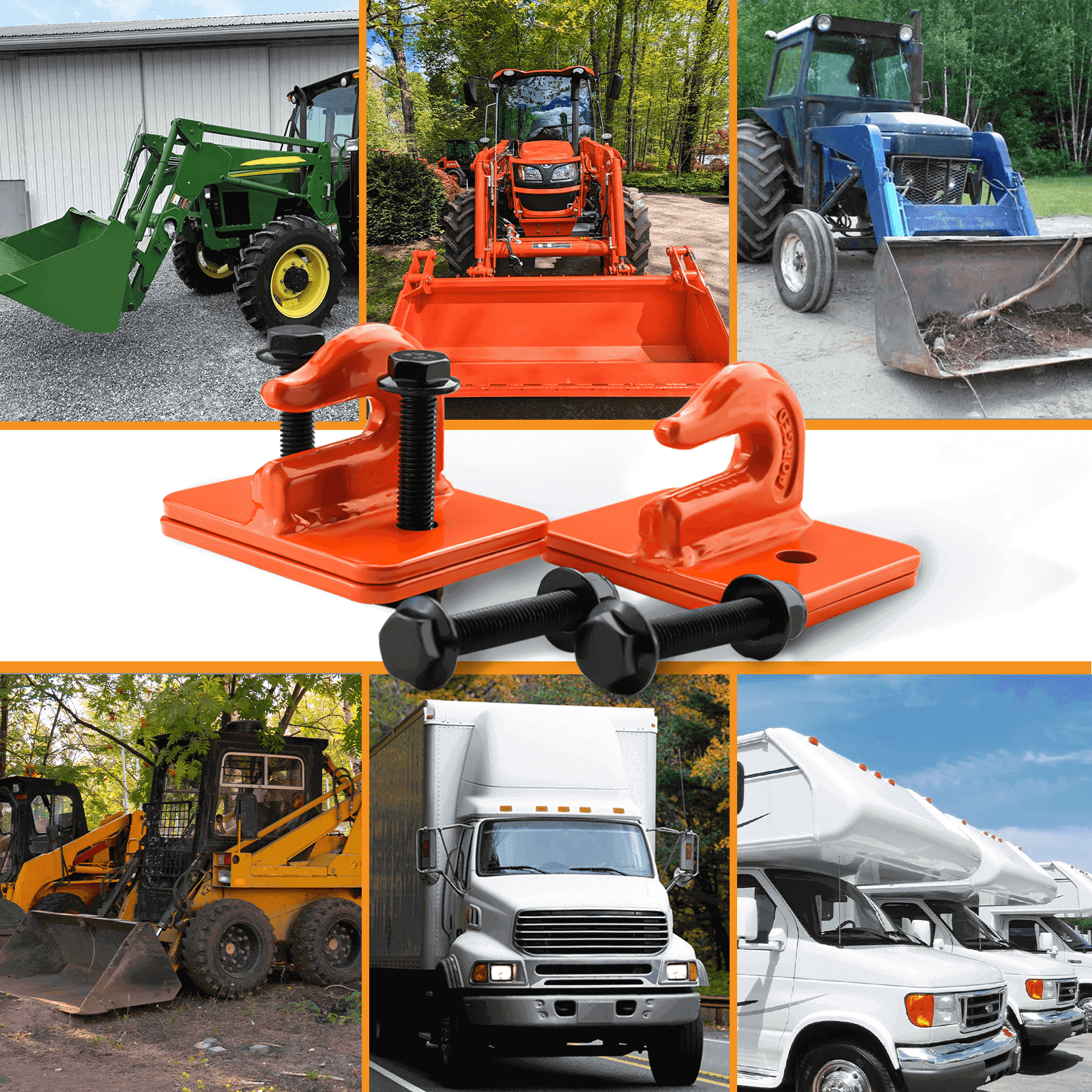  Tractor Bucket Grab Hook For CASE,For JOHN DEERE,For KUBOTA,For New Holland