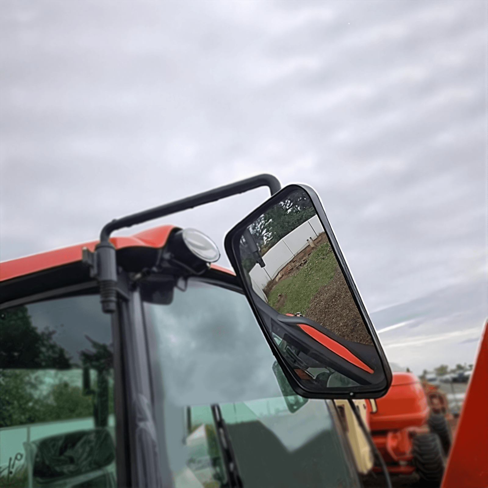 Espejo retrovisor gran angular resistente a arañazos para tractor (paquete de 2, 3F260-53342 y 3F260-53340) para tractor Kubota L4240HSTC, L5740HSTC, M100XDC y M110XDC Para KUBOTA