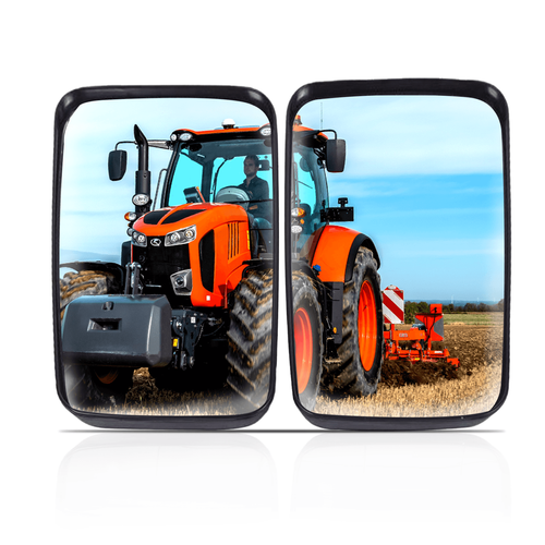 Kbudt4860a02 Rear View 2 Pieces Rear View Mirror 3F260-53342 3F260-53340 for Kubota Tractor ...
