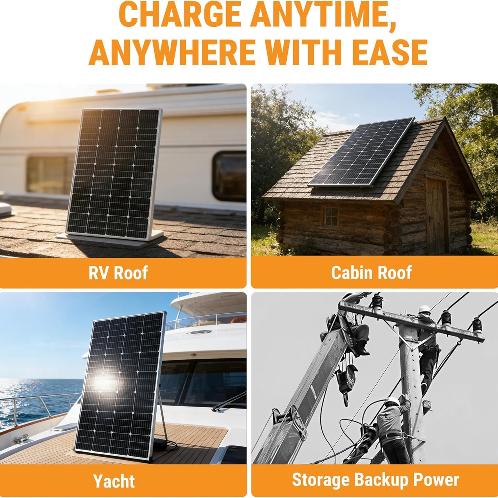 Panneau solaire avec connecteur solaire de FridayParts