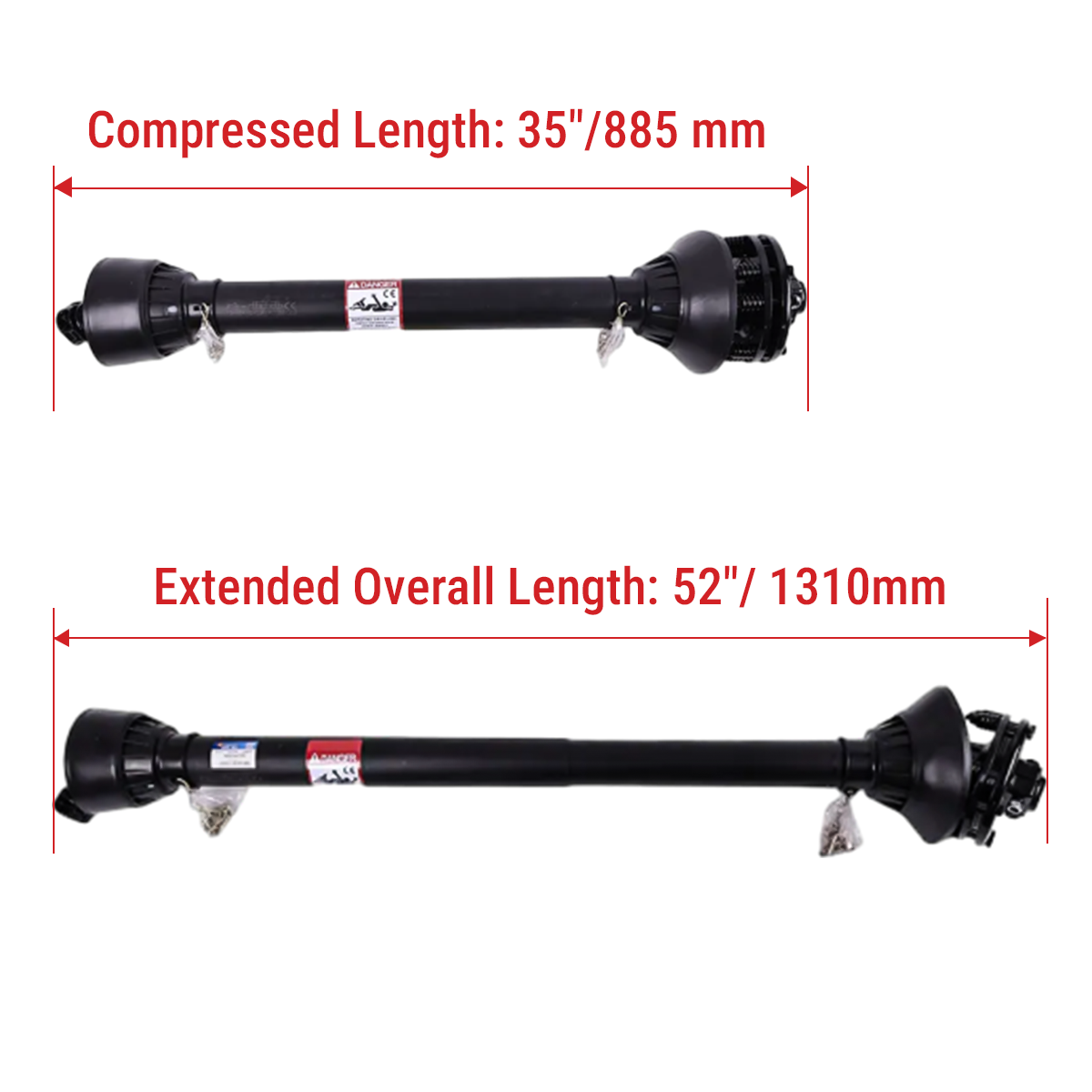 Arbre de prise de force Pour JOHN DEERE,Pour KUBOTA,Pour AUTRE MARQUE