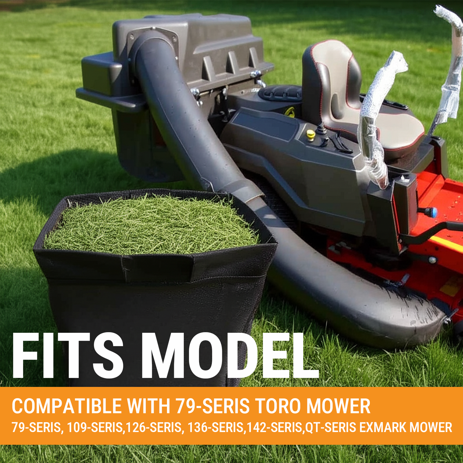 2 Pcs Grass Bag 110-6674 for Toro Zero Turn Lawnmower Z4000 Z5000