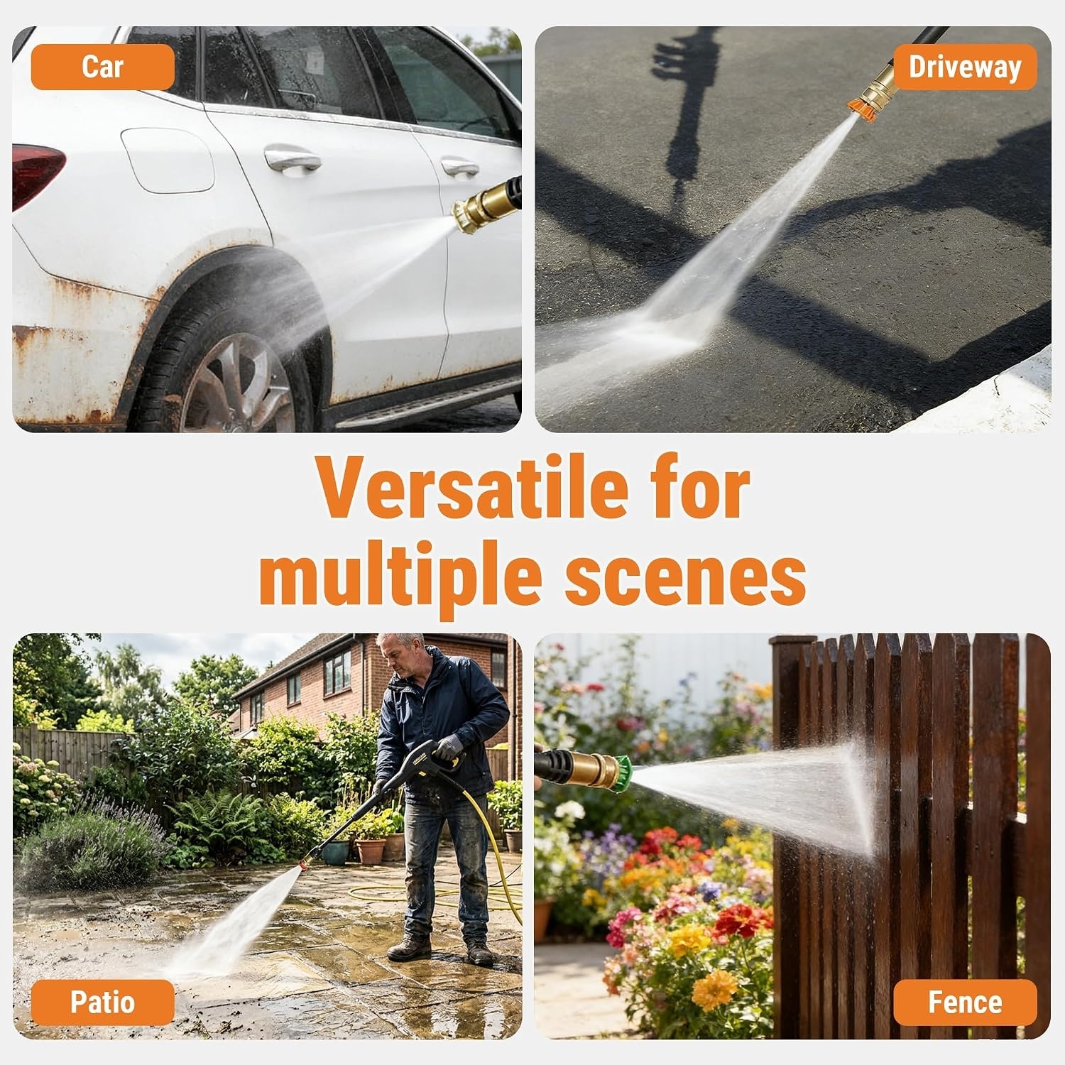 Gas Powered Pressure Washer  Vehicle