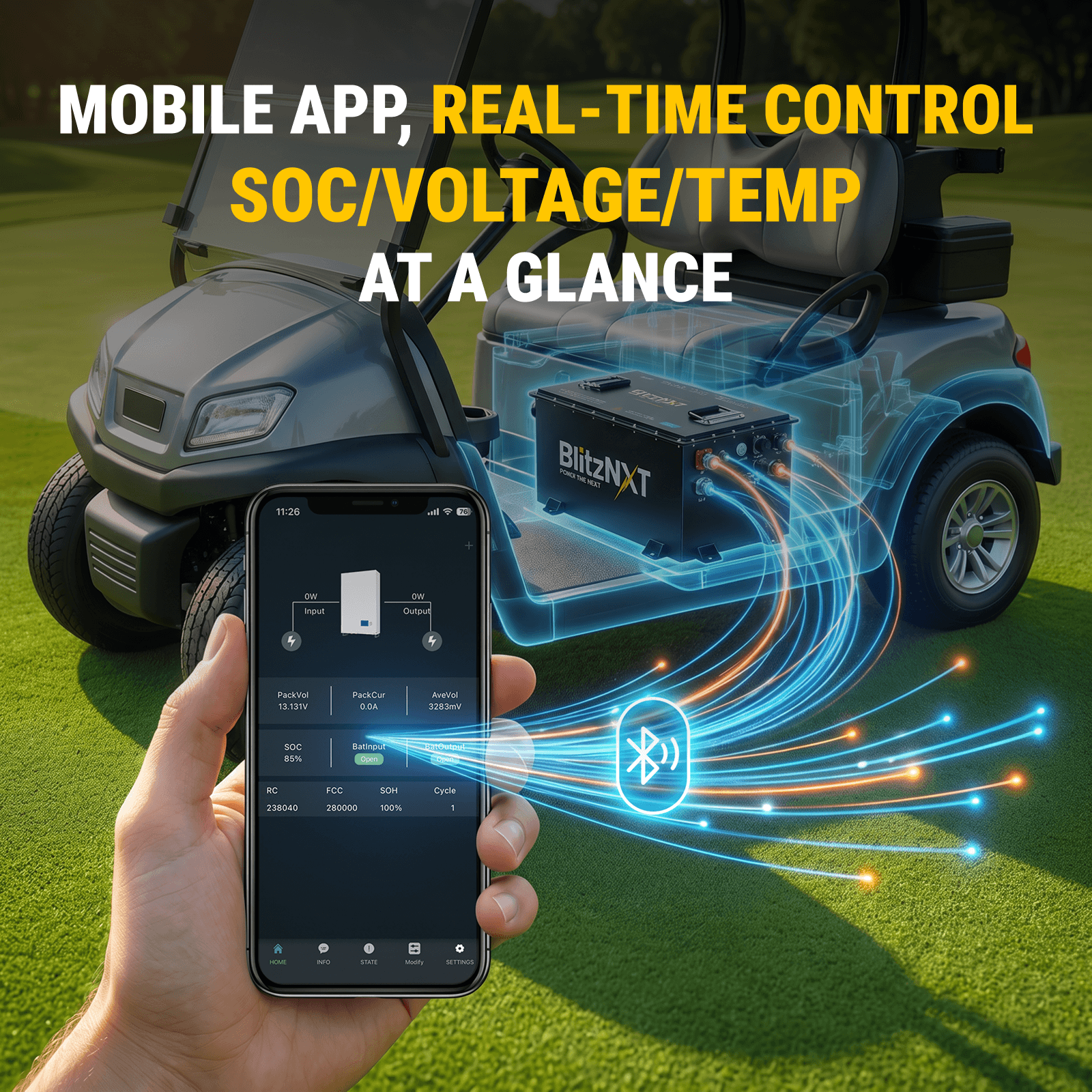  LiFePO4 Golf Cart Battery For OTHER BRAND