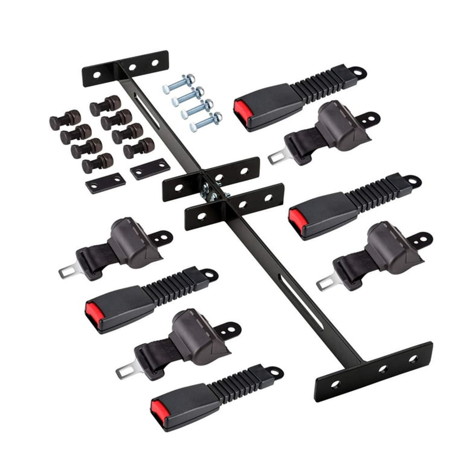 Ceinture de sécurité rétractable de 42 pouces avec support pour voiturette de golf Yamaha EZ-GO TXT RXV Club Car DS EV Star Most