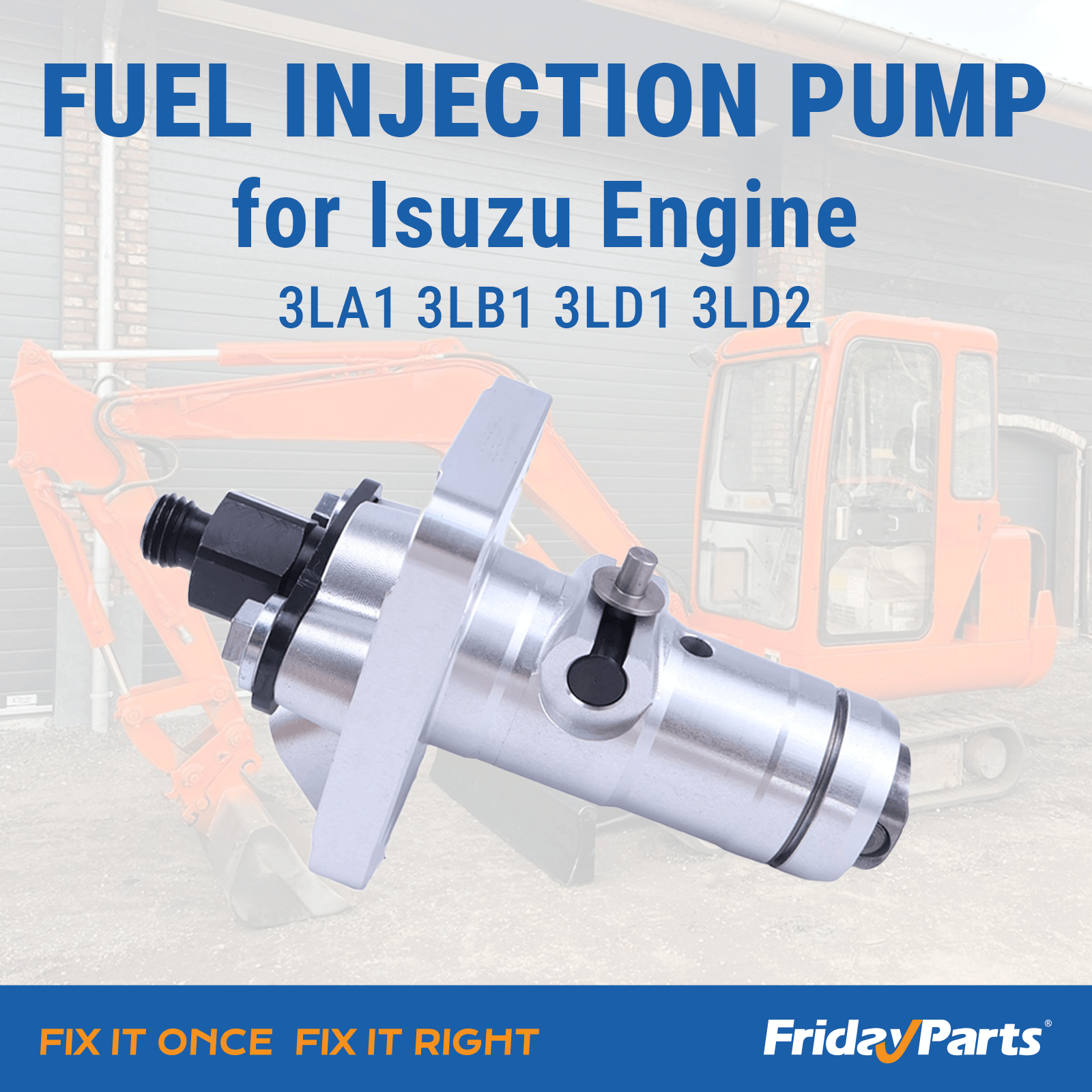 4Pcs Fuel Injection Pump  for Excavator