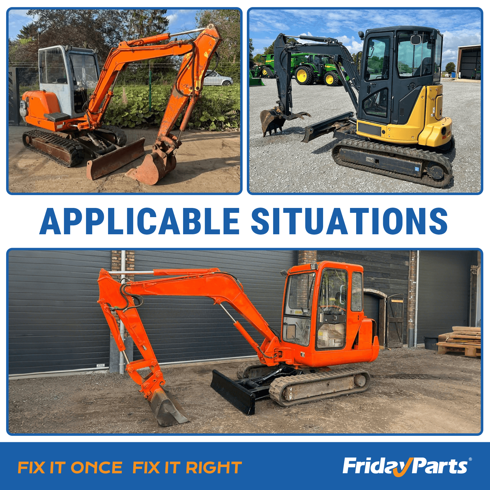 FridayParts 4Pcs Fuel Injection Pump 