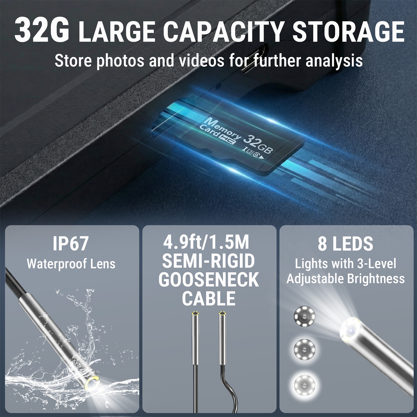  Articulating Borescope Camera For OTHER BRAND