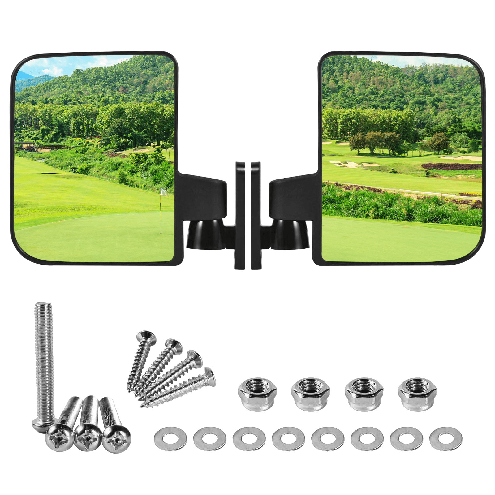 Rétroviseur latéral réglable pour voiturette de golf Club Car EZ-GO Yamaha