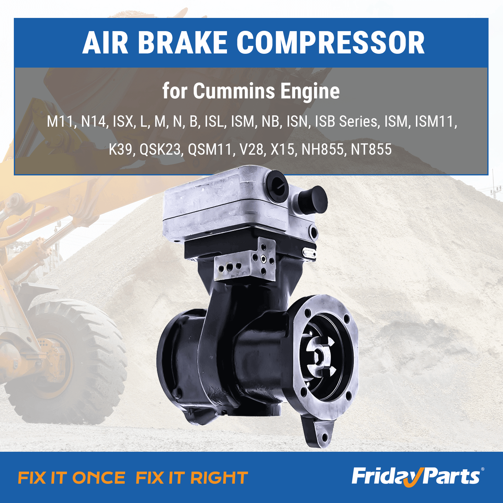 Airrake Co pressor for Cui s for Engine,Truck