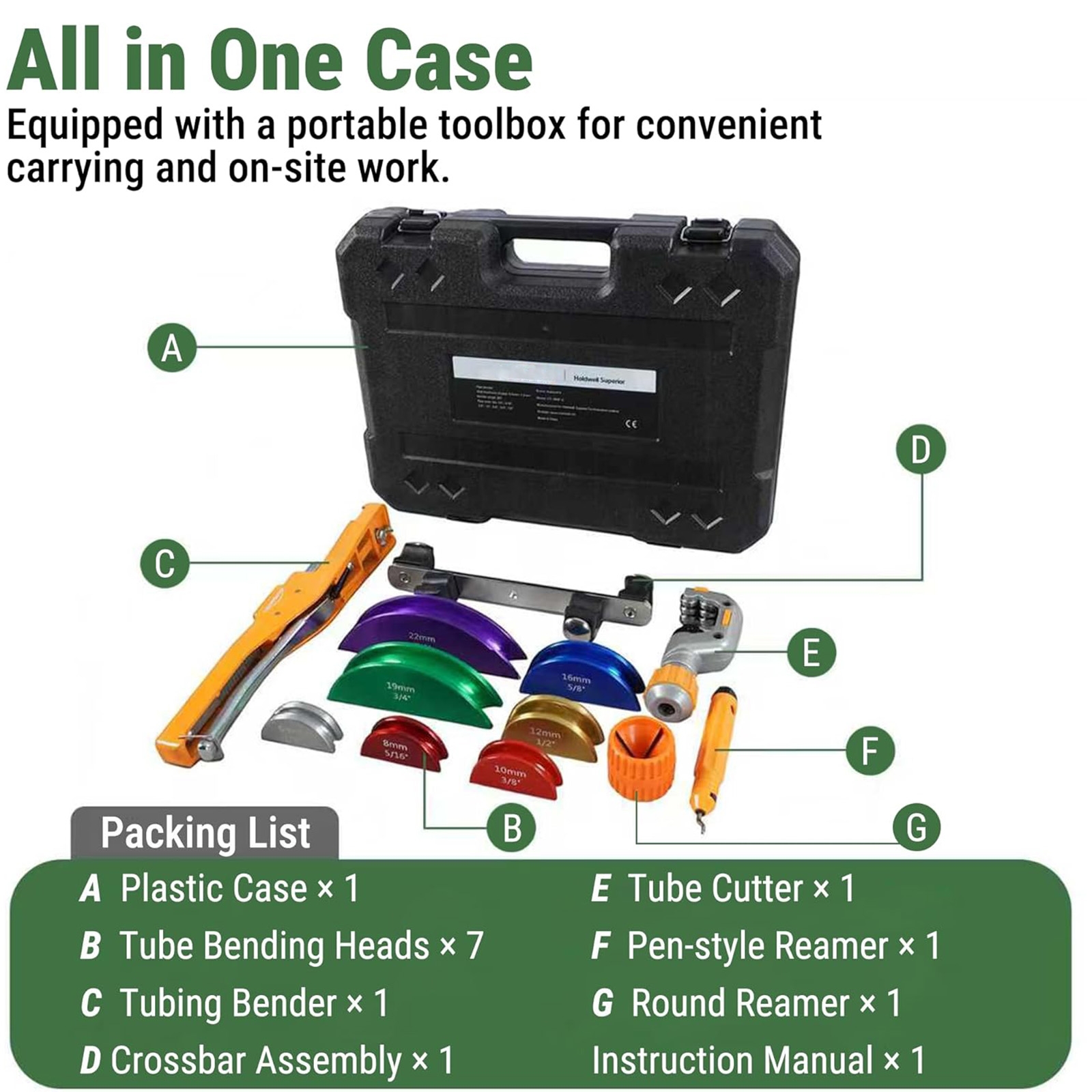 90° Ratcheting Pipe Tube Bender Set For OTHER BRAND Others