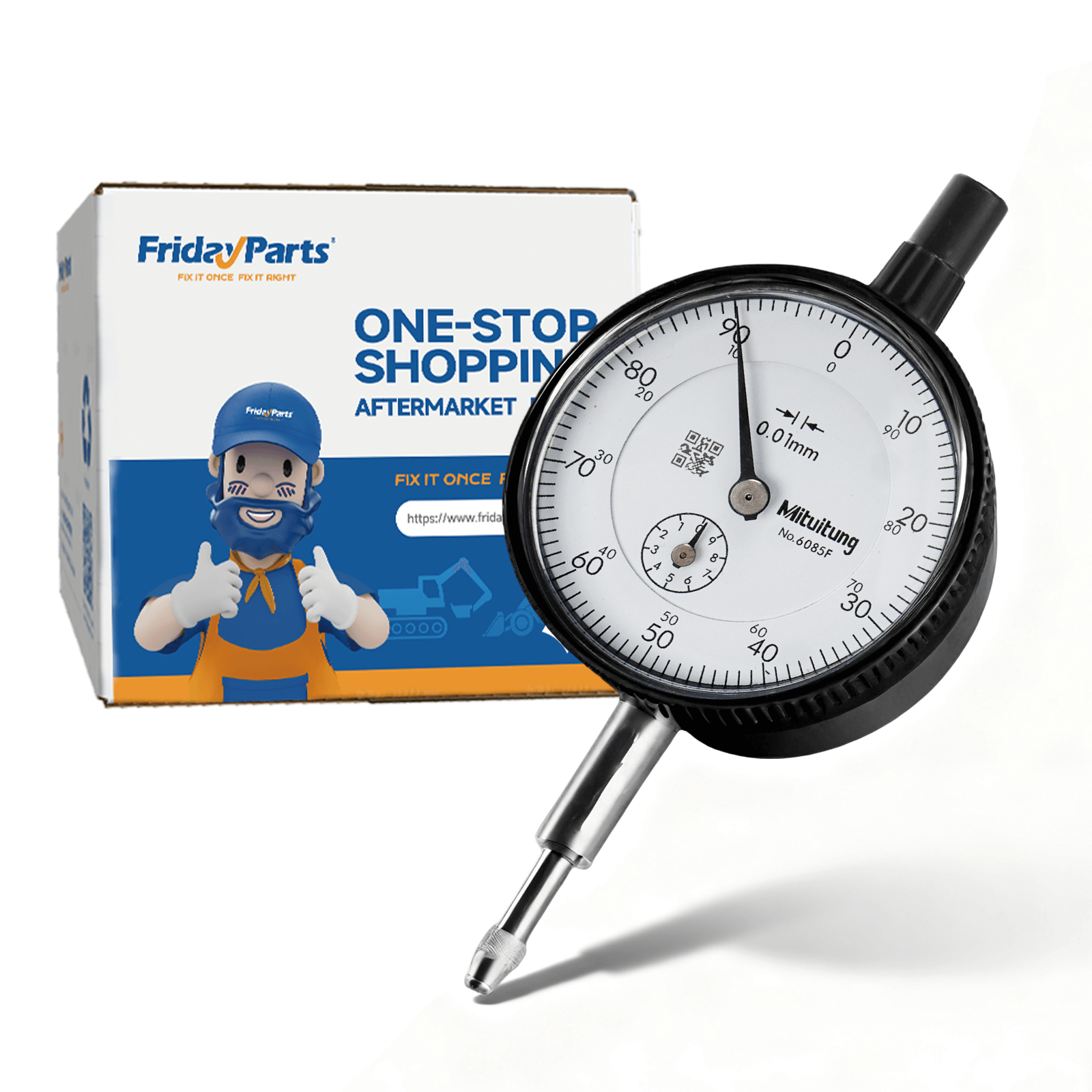 Dial Indicator 2046S 0-10mm X 0.01mm Grad replace Mitutoyo