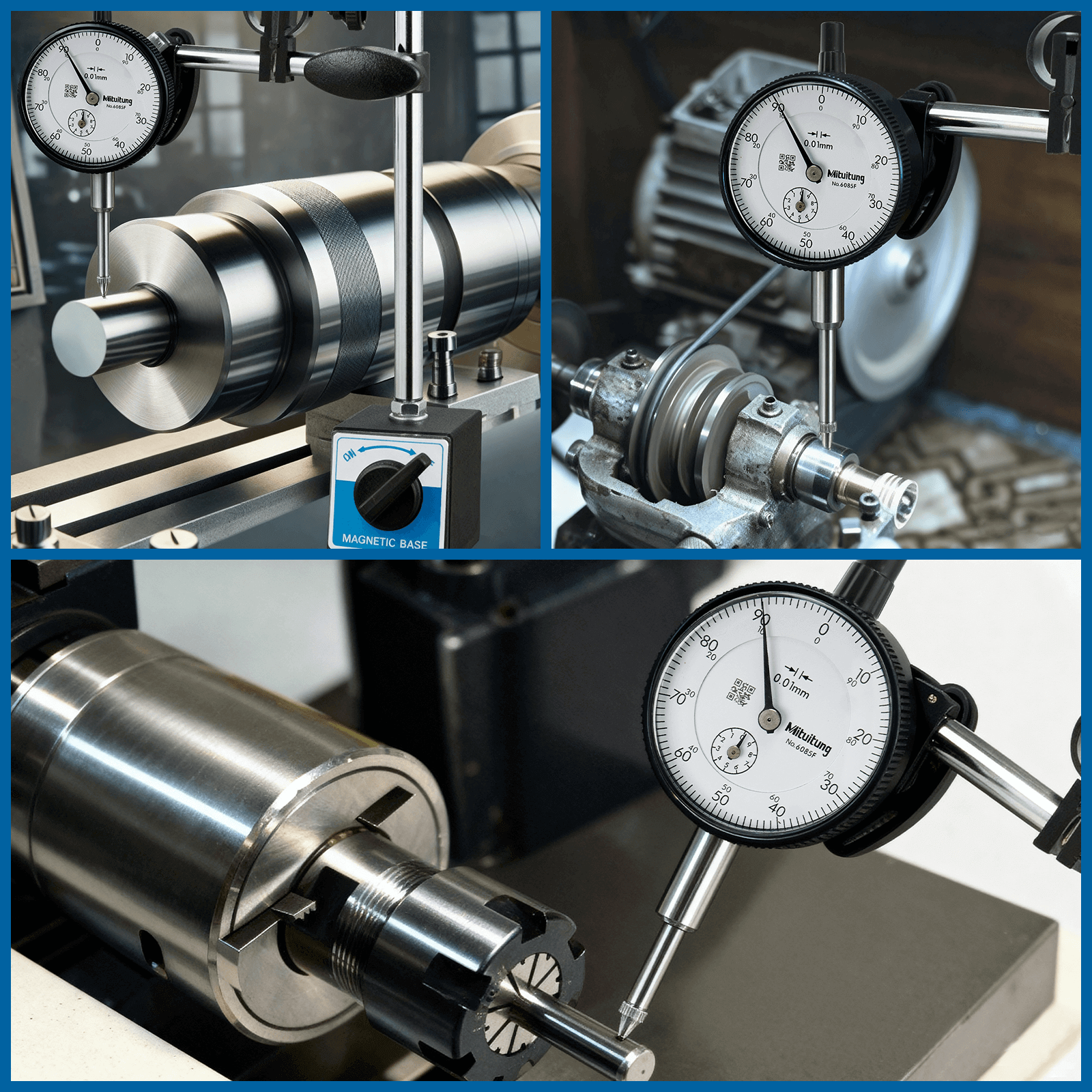 Messuhr 2046S 0-10 mm x 0,01 mm Grad ersetzt Mitutoyofür Für andere Marken