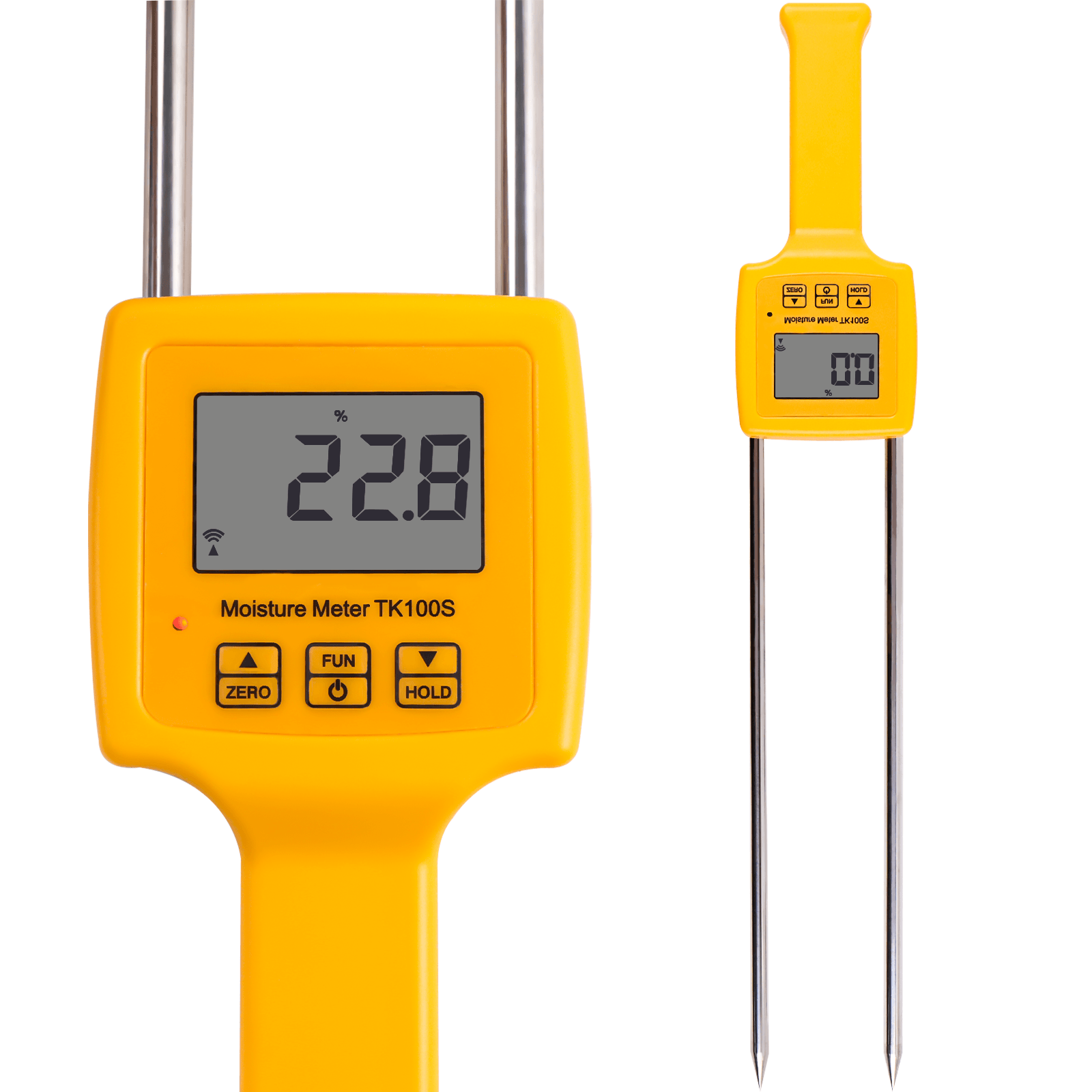 Digital Moisture Meter Portable Grain TK100S for Corn Wheat Rice Bean Wheat Flour