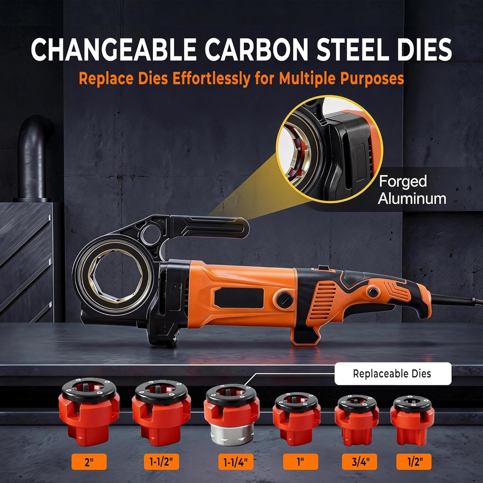 Electric Pipe Threading Machine For OTHER BRAND Hand & Power Tools