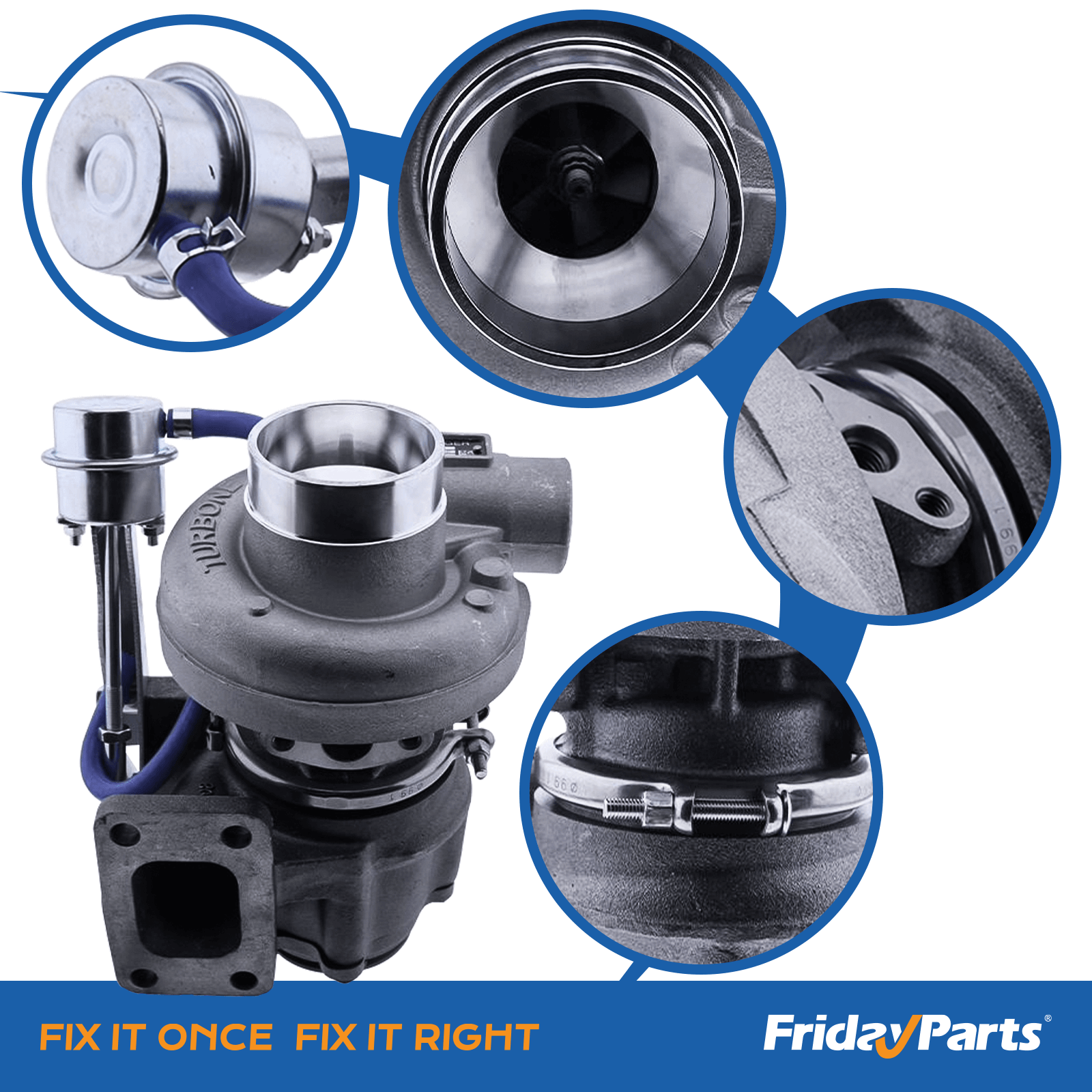 Turbo HX30W Turbocharger for Cummins in Stock in China,USA,China Stock