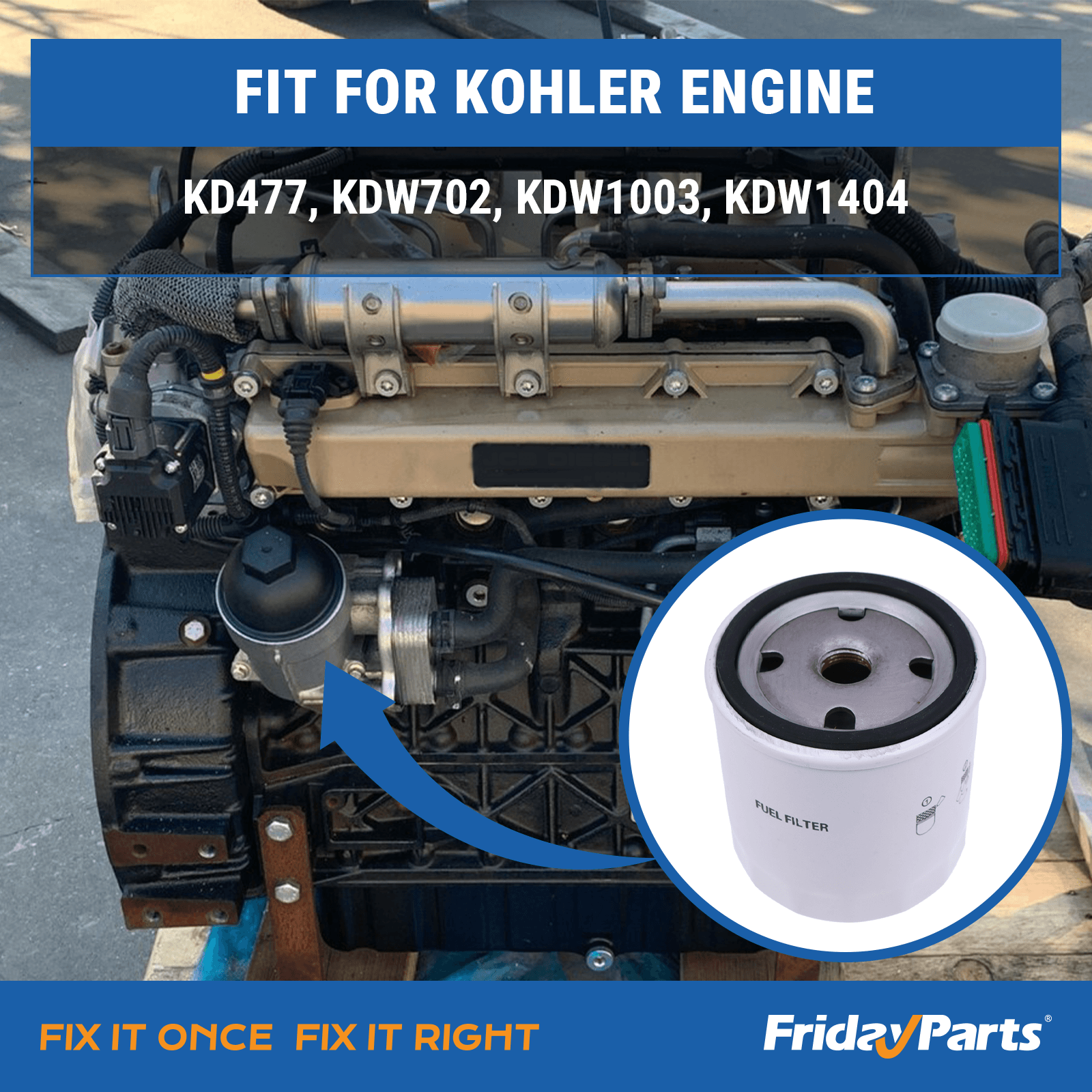 Fuel Filter for Aerial Work Platforms,Engine,Tractor,Vehicle