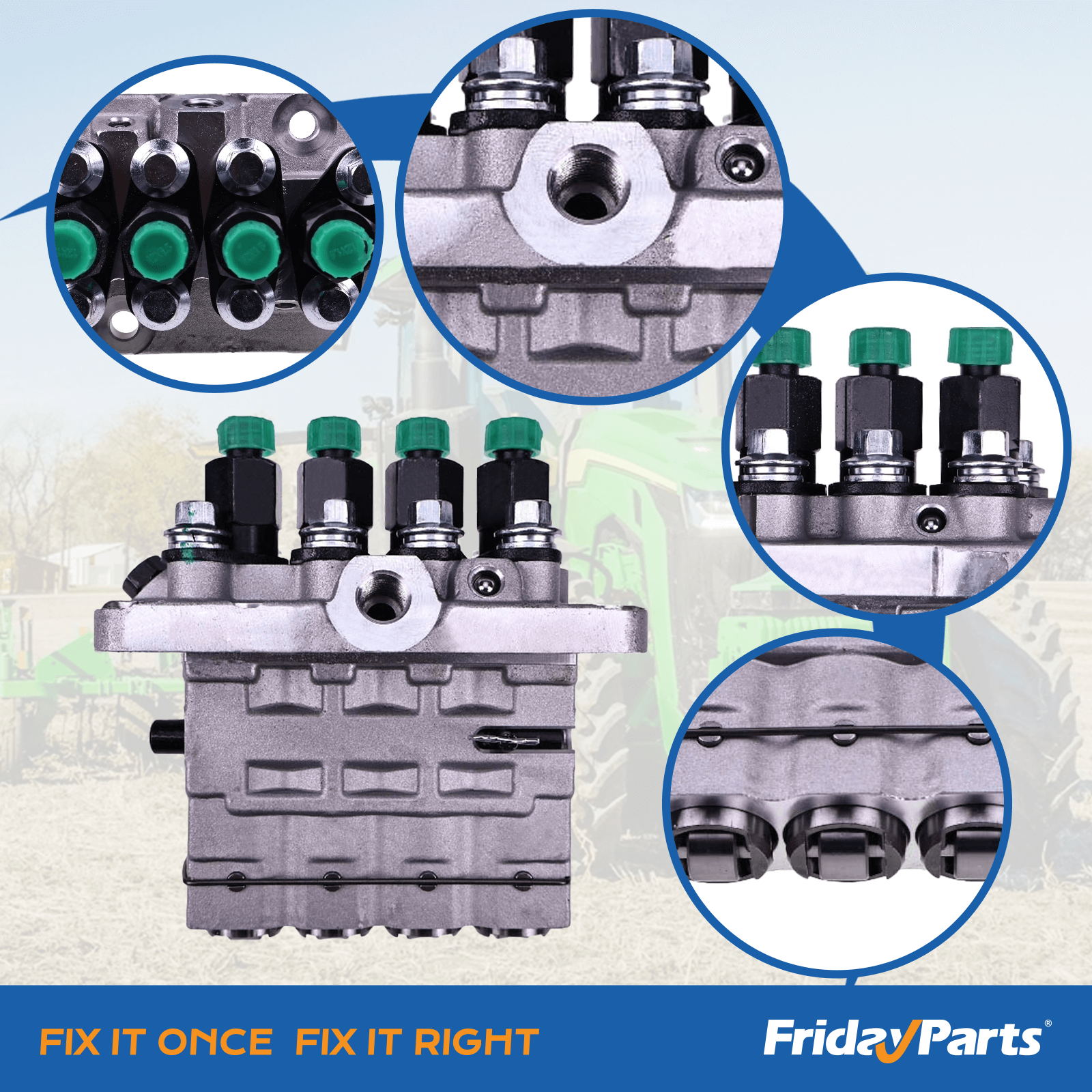 Bomba de inyección de combustible 131017630 131017801 para motor Perkins 404D-22 404D-22T 404D-22TA 404C-22